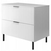 WASCHBECKUNTERSCHRANK FLOW + Platte Eiche Craft 80/57/46 cm - Eichefarben, Holzwerkstoff (80/57/46cm) - Rodan