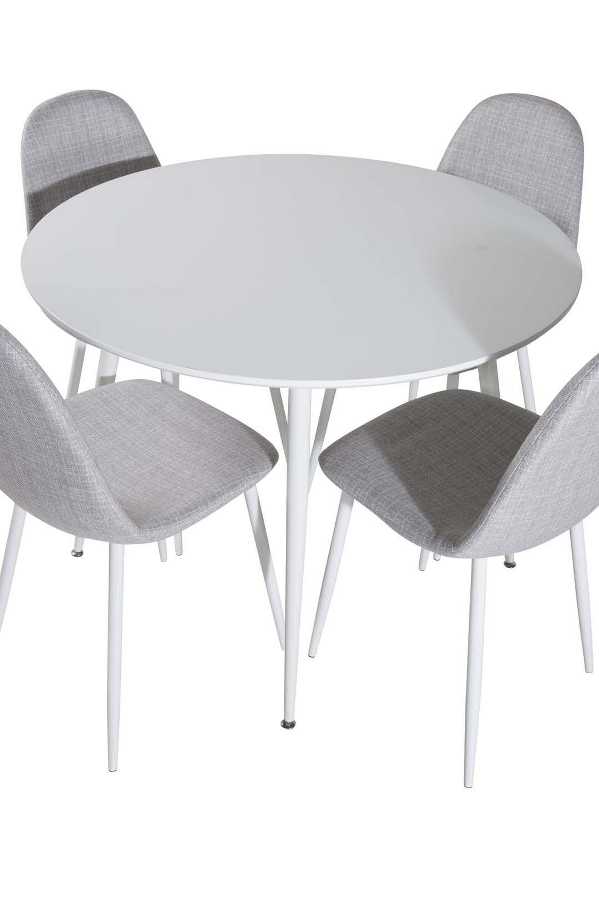 TISCHGRUPPE Weiß - Weiß, Holzwerkstoff (100/75/100cm) - ebuy24