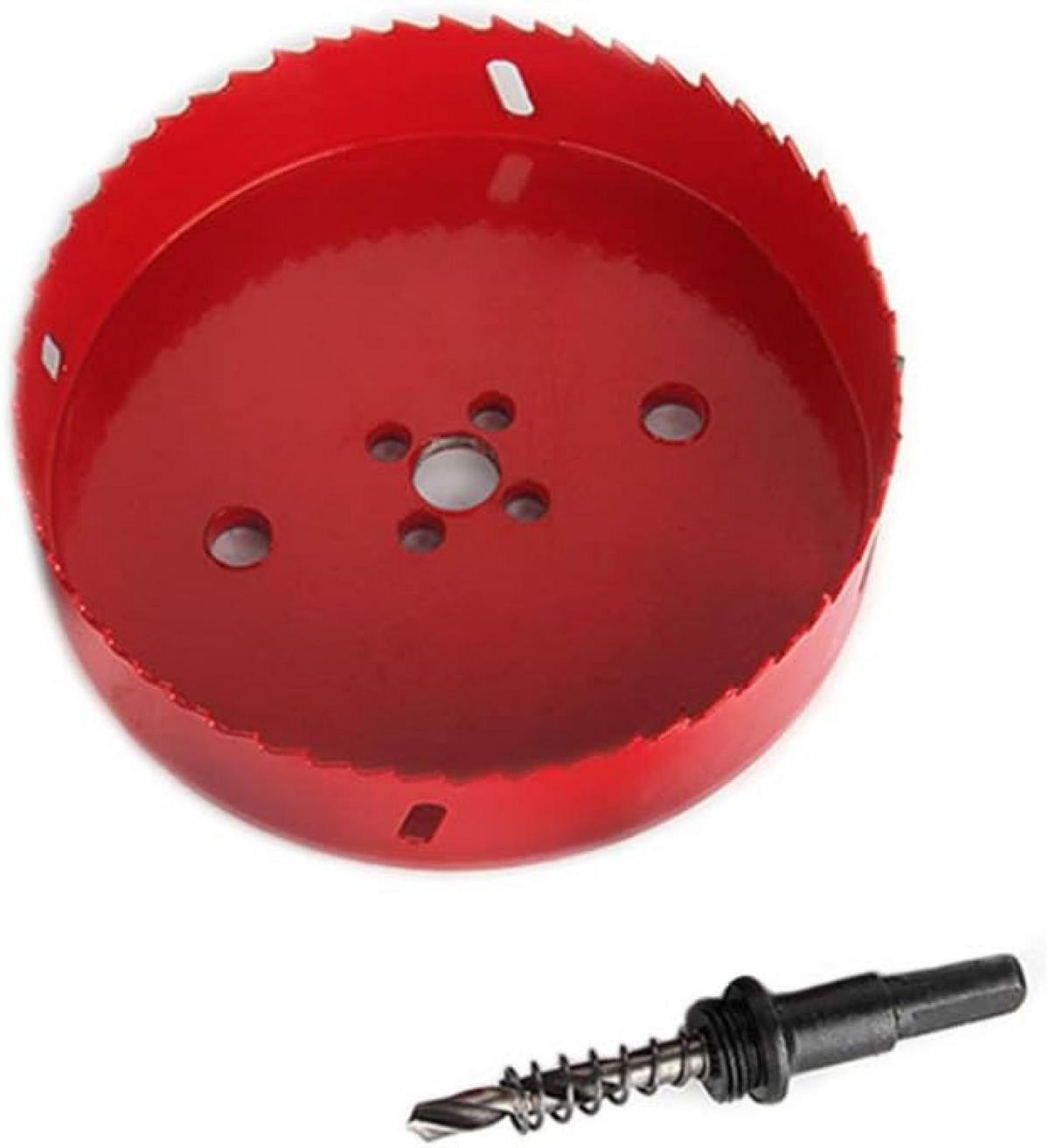 BOHRER - 110 mm - zum Bohren von Löchern in Holz und Aluminium. - Schwarz, Metall (11/6.8/6.8cm) - DCA