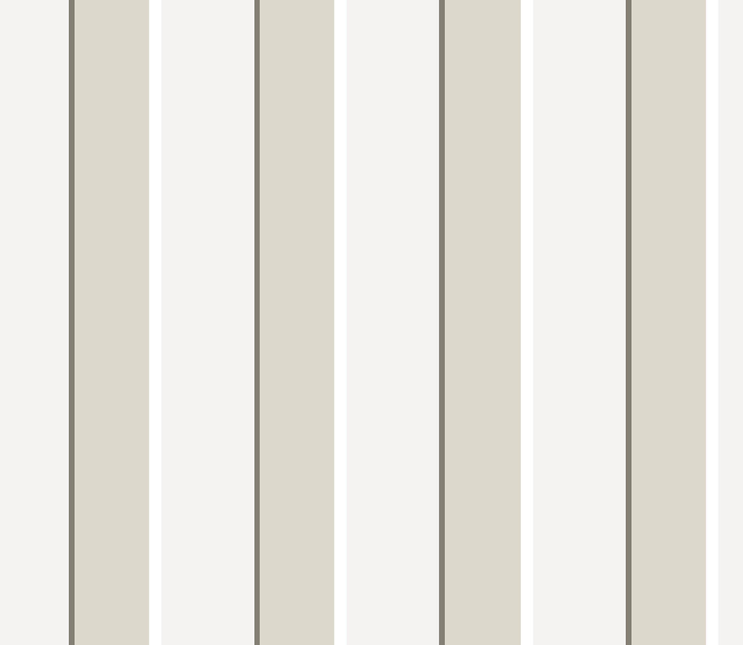 TAPETE Streifen 53 cm x 10 m - Beige, Papier (53/1000cm) - Sanders & Sanders