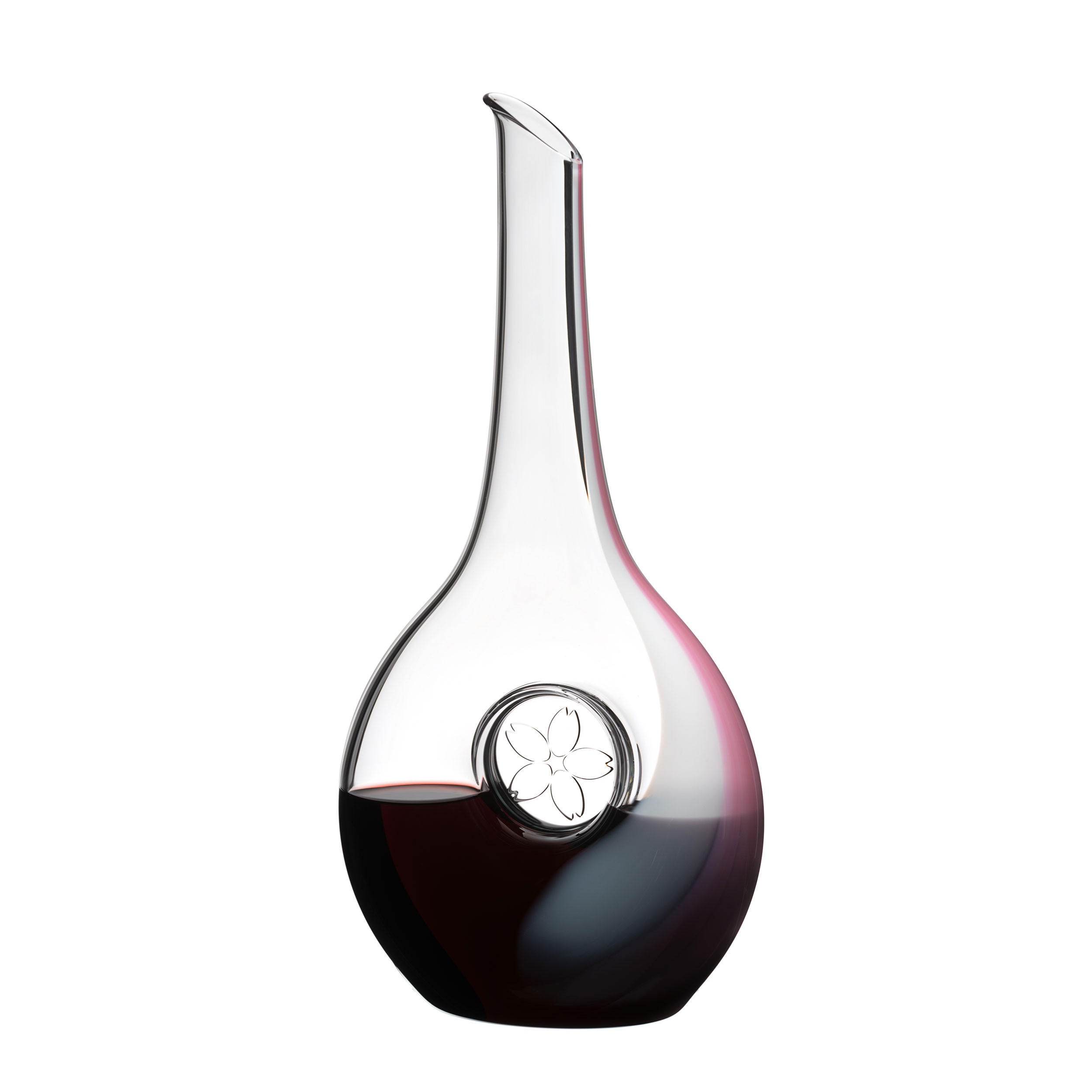 DEKANTER Sakura, Kristallglas, Weiß, Pink, 1.21 L - Transparent, Glas (1.2L) - Riedel