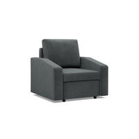 LOUNGESESSEL NEO, Dunkelgrau - Grau, Textil (83/85/92cm) - Mebligo
