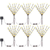 LED AUSSENLEUCHTE Solarleuchte Braun - Braun, Kunststoff (900/3/62cm) - Globo Lighting