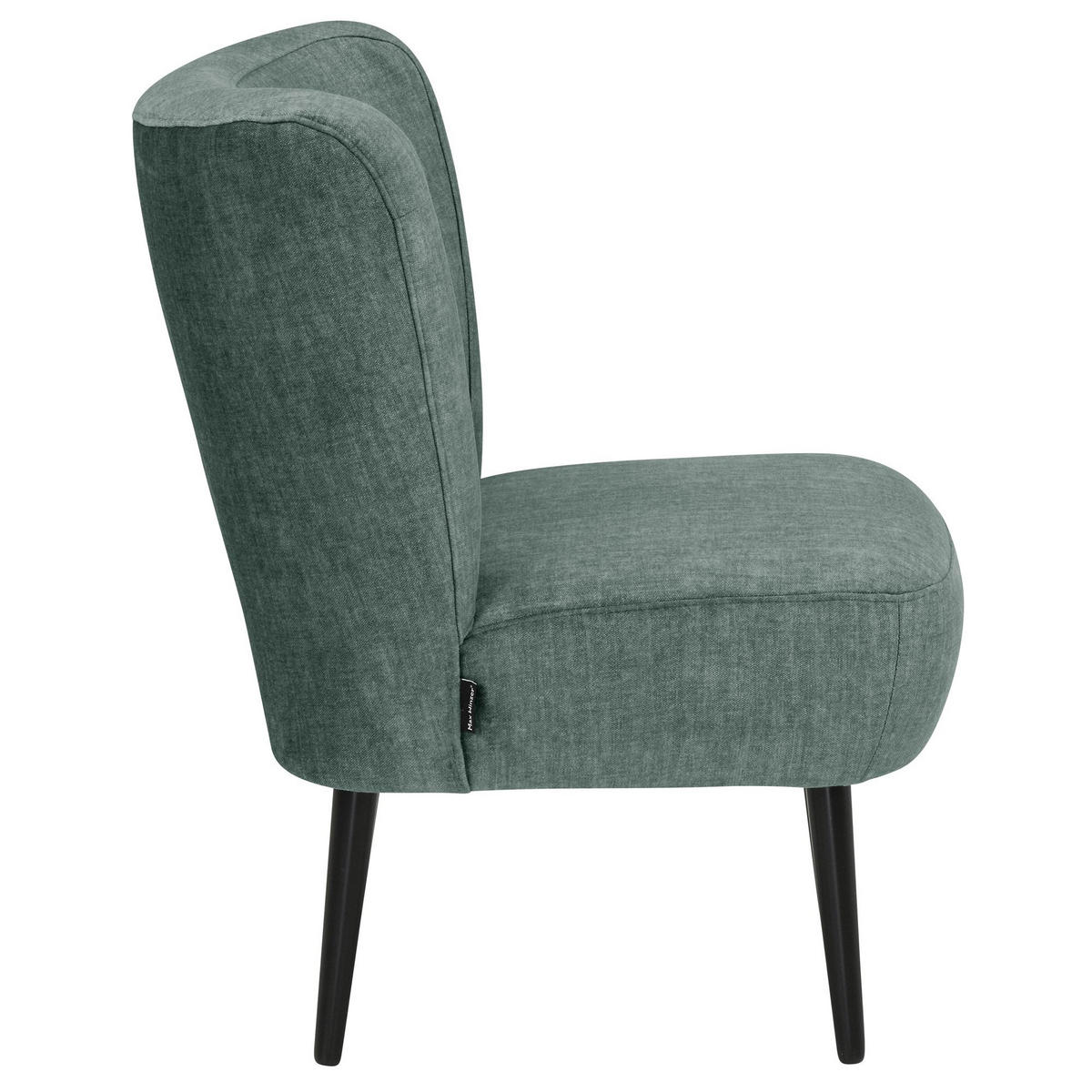 POLSTERSESSEL Kassi Samtvelours petrol - Petrol, Kunststoff (68/80/69cm) - 58aufmkessel