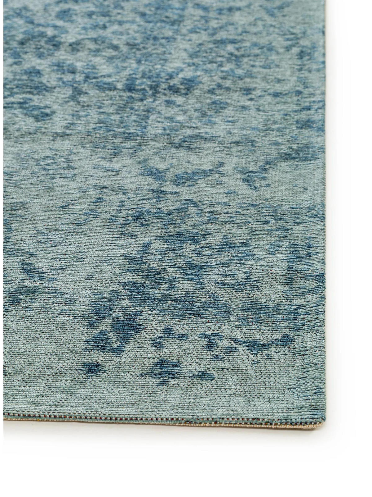 FLACHGEWEBETEPPICH Tosca Blau 195x285 cm - Blau, Textil (195/285cm) - benuta Pop