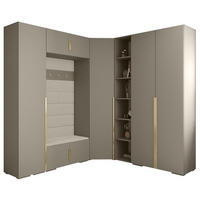 GARDEROBEN-SET 236,7/231,7/47 - Kaschmir/Beige, Holz/Kunststoff (181.7/236.7/47cm) - Abiks Möbel