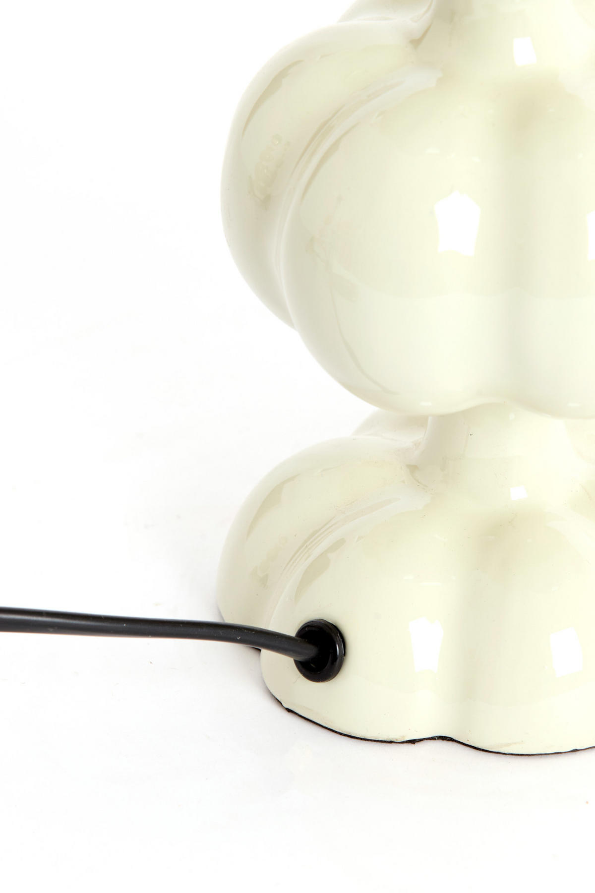 LAMPENFUSS Caldas Weiß Ø10/38 cm - Weiß, Metall (10/10/38cm) - Light & Living