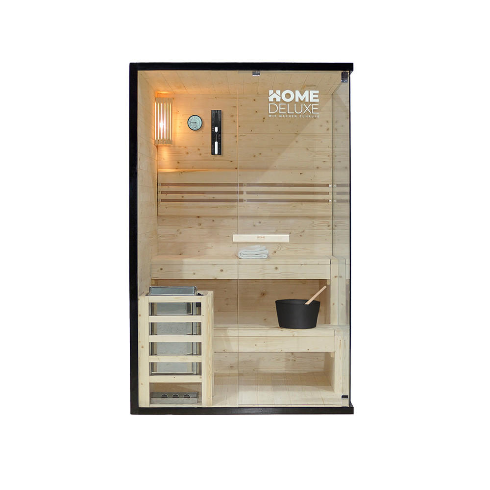 SAUNA SHADOW M - M - Naturfarben, Holz (120/190/120cm) - Home Deluxe