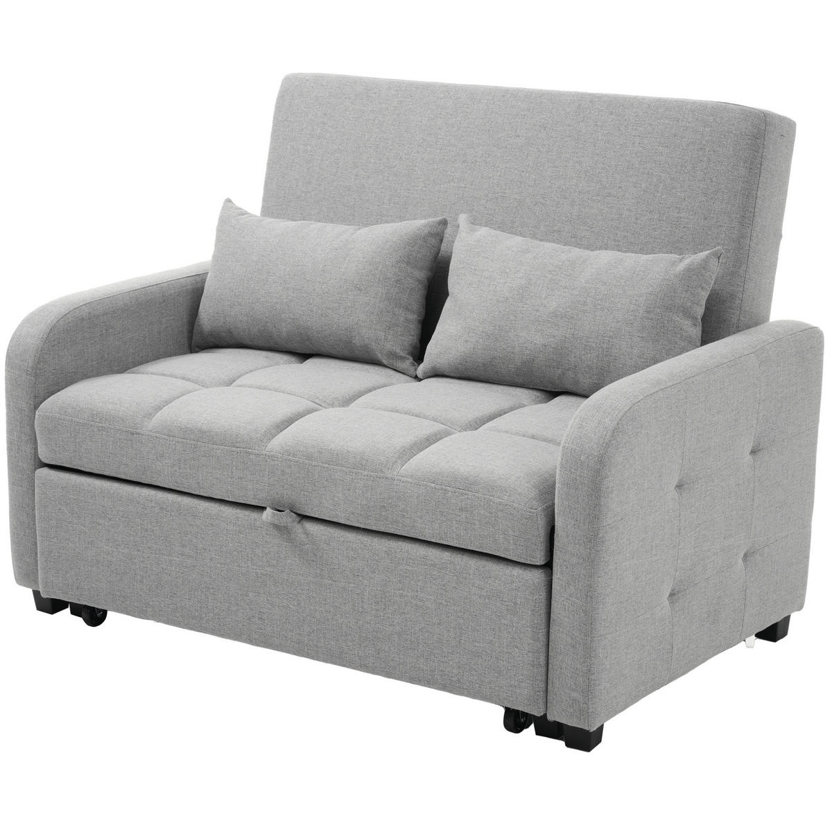 SCHLAFSESSEL 127/75/94 cm mit Liegefläche 110/180 cm – 3-fach verstellbar - Grau, Kunststoff (127/94/75cm) - BEAOK
