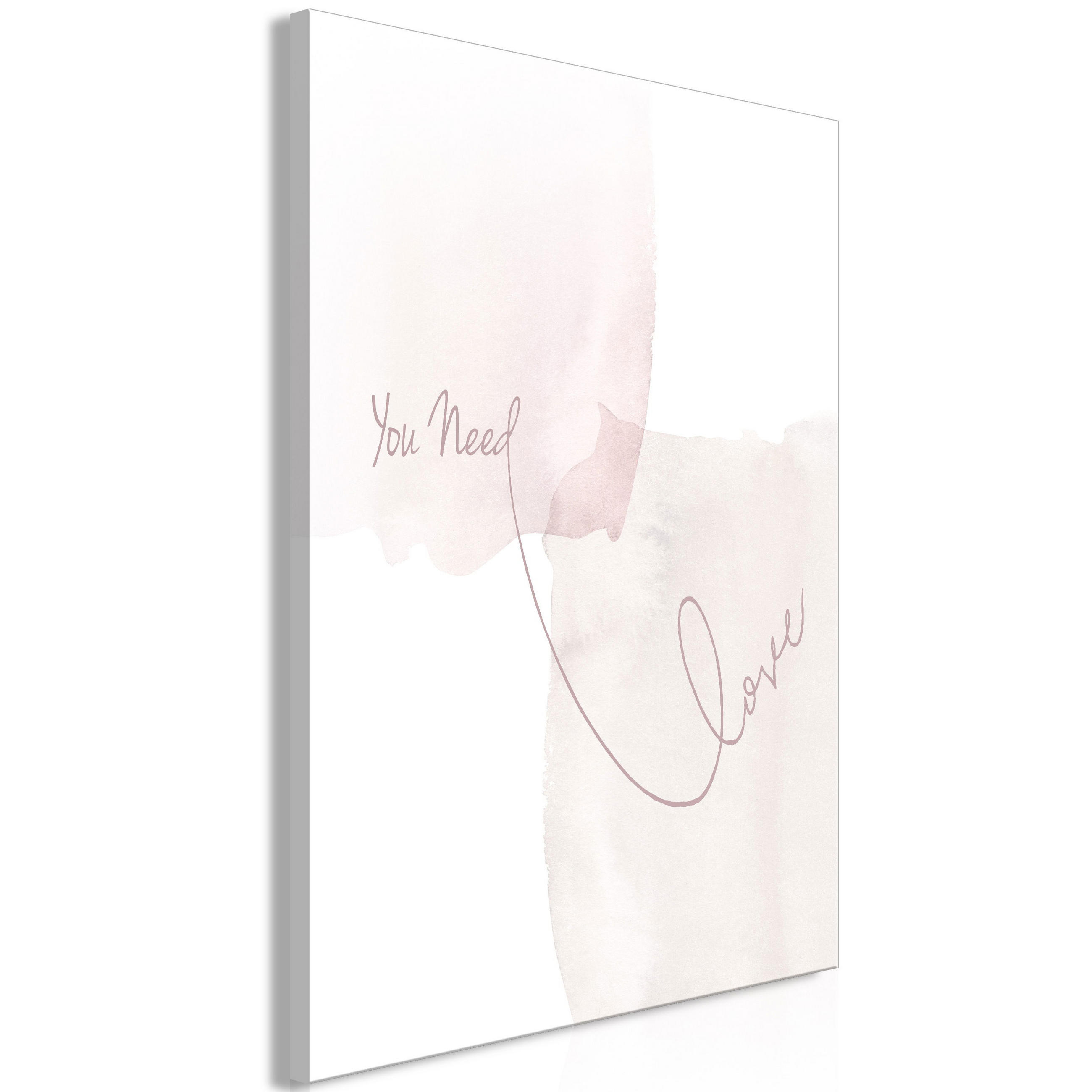 KUNSTDRUCK Weiß 40/60 cm - Weiß/Braun, Textil (40/60cm) - KUNSTLOFT
