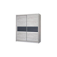 SCHWEBETÜRENSCHRANK RIVEN 203/215/61 cm 2-türig Braun - Braun, Holzwerkstoff (203/215/61cm) - MASSENO