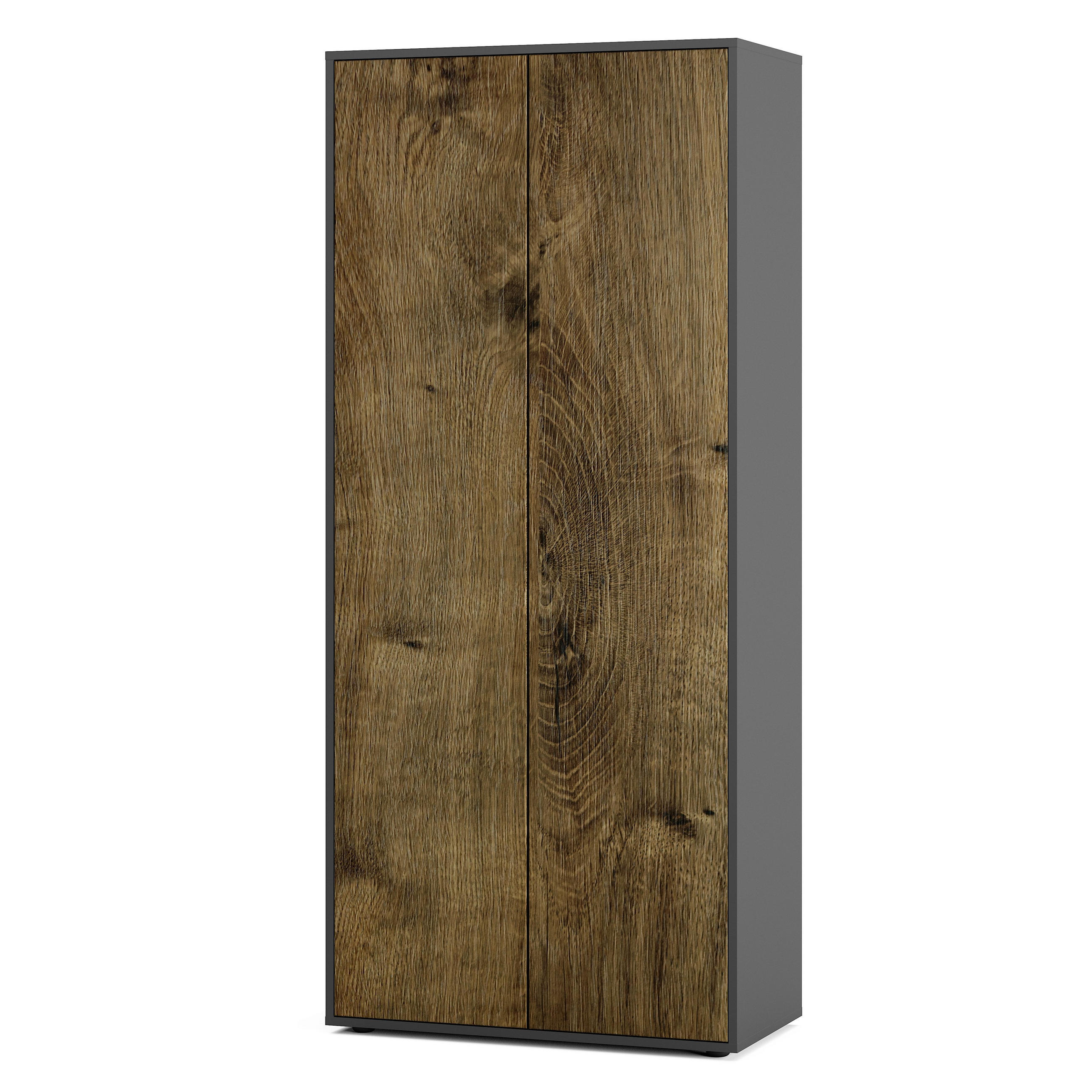 AKTENSCHRANK Amira T00 Eiche Ribbeck 180/80/40 cm - Alteiche, Holzwerkstoff (80/180/40cm) - SIMPLYFURN