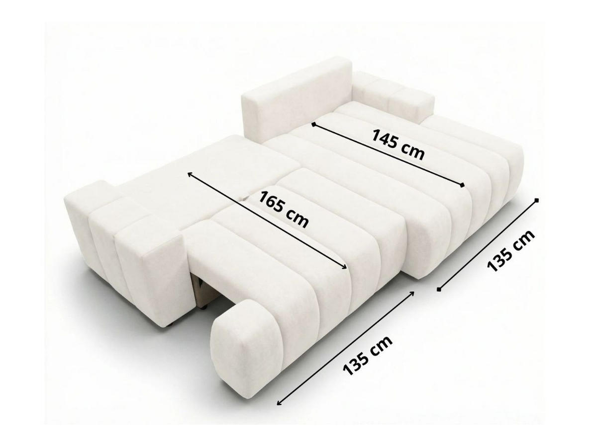 ECKSOFA Caleo Schwarz Rechts - Schwarz, Holz/Textil (270/170cm) - Graingold