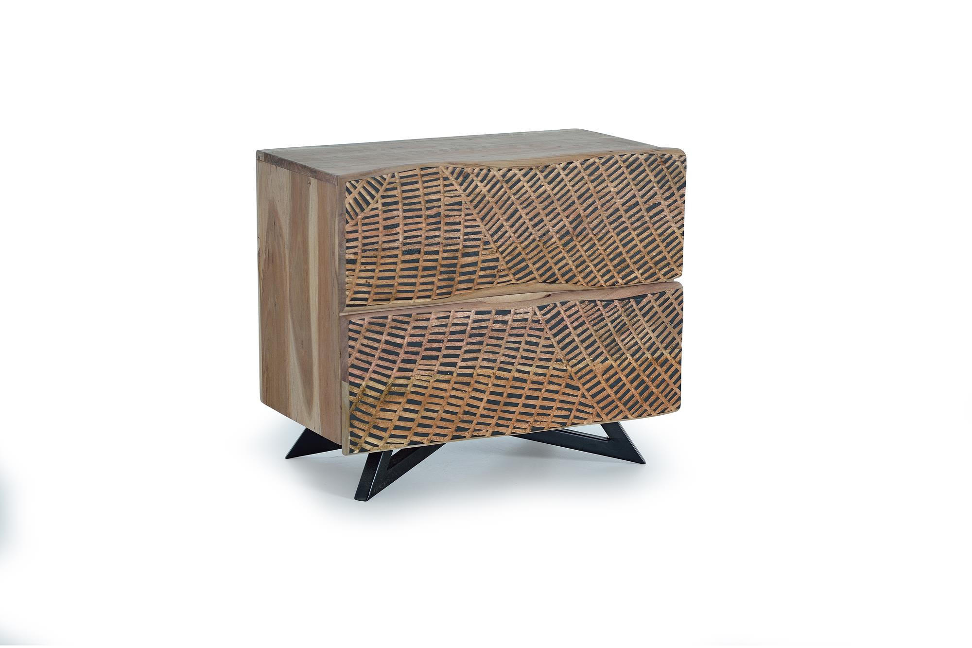 Giner y Colomer Nachttisch Braun 57x50x34 cm