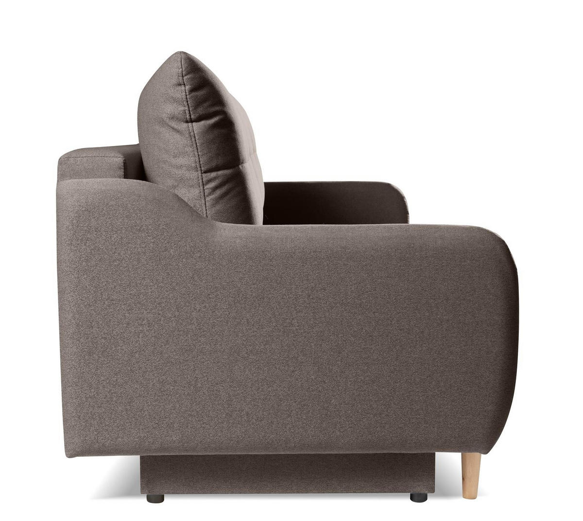 SCHLAFSCHLAFSOFA Moris, Braun - Braun, Textil (217/88/99cm) - Bettso