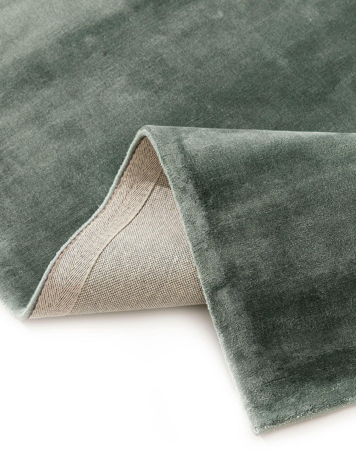 VISKOSETEPPICH Nela Hellgrün 120x170 cm - Hellgrün, Textil (120/170cm) - benuta Pure