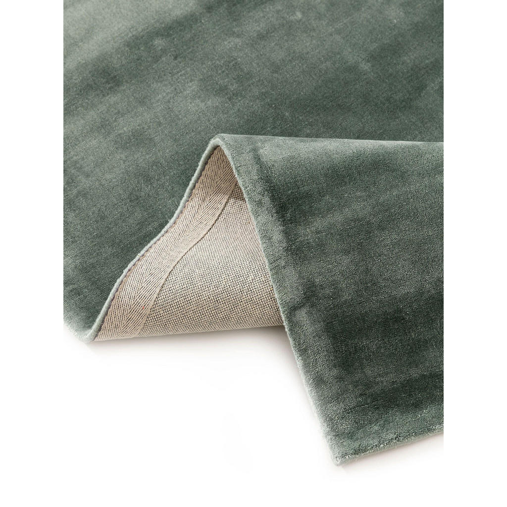 Thumbnail - benuta Pure Viskoseteppich, Hellgrün, Textil, Abstrakt, Rechteckig, 250x350 cm, Gots, für Fußbodenheizung geeignet, Tepp...