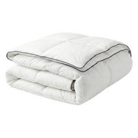 ZWEILAGIGE Bettdecke Mikrofaser 4-Jahreszeiten 135/200 cm Teleno - Weiß, Textil (200/135cm) - Beliani