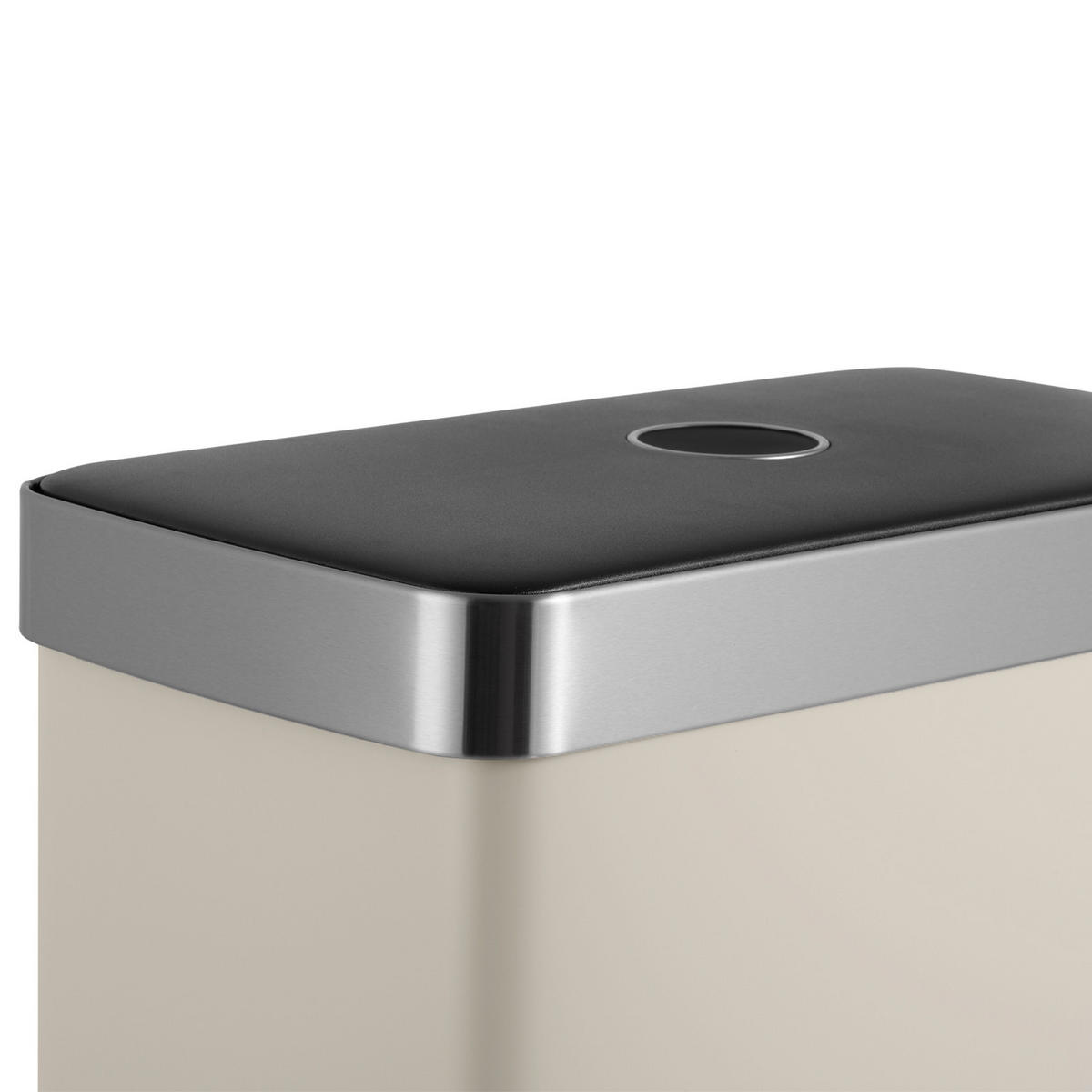 MÜLLEIMER LT2X30 60l Taupe - Taupe, Metall (58/59.5/36cm) - SVITA