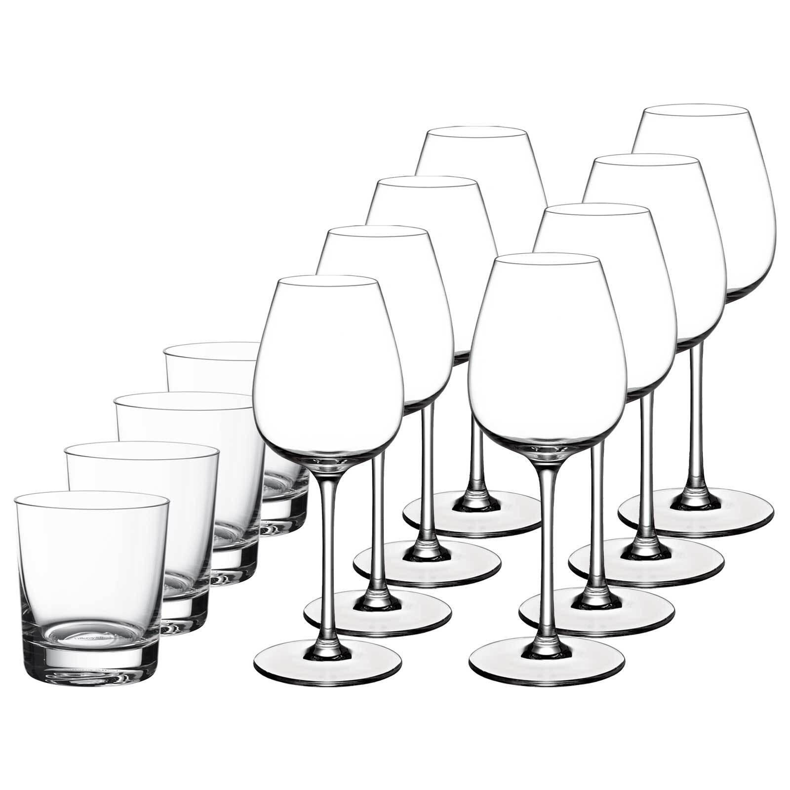 GLÄSER-SET Purismo Wine transparent 12er Set - Transparent, Glas - Villeroy & Boch