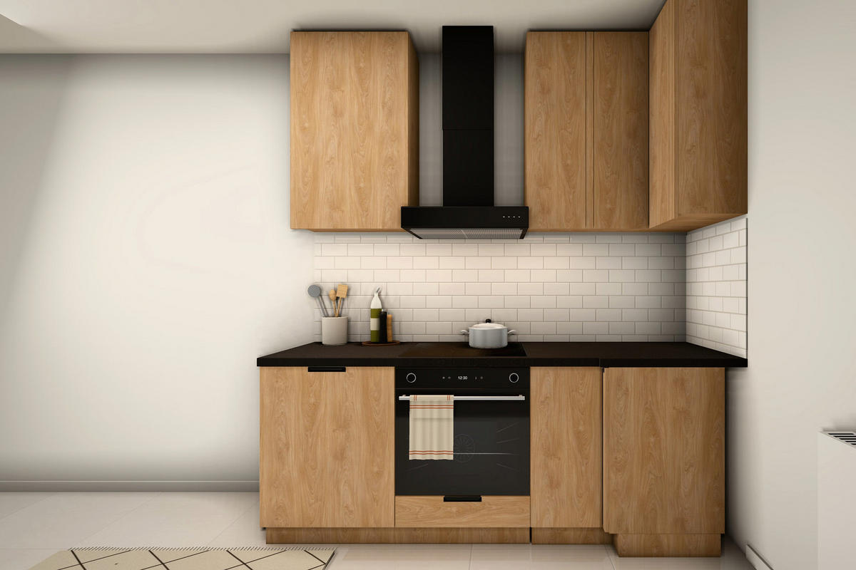 U-KÜCHE Sorento Sonoma Eiche – 298 × 214 × 199 cm – KÜ-SOR-006 - Sonoma Eiche, Holzwerkstoff (298/247/214cm) - ROYAL24_MARKT