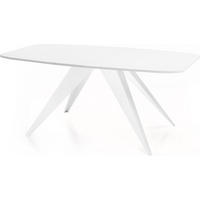 ESSTISCH Fatina rechteckig ausziehbar, Weiß 160-198/90/76 cm - Weiß, Holzwerkstoff/Metall (80/200/76cm) - WFL GROUP