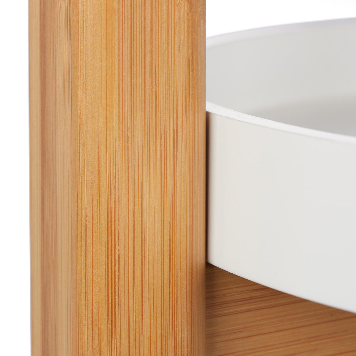 BLUMENREGAL - Hellbraun, Holz/Holzwerkstoff (30/79/30cm) - Relaxdays