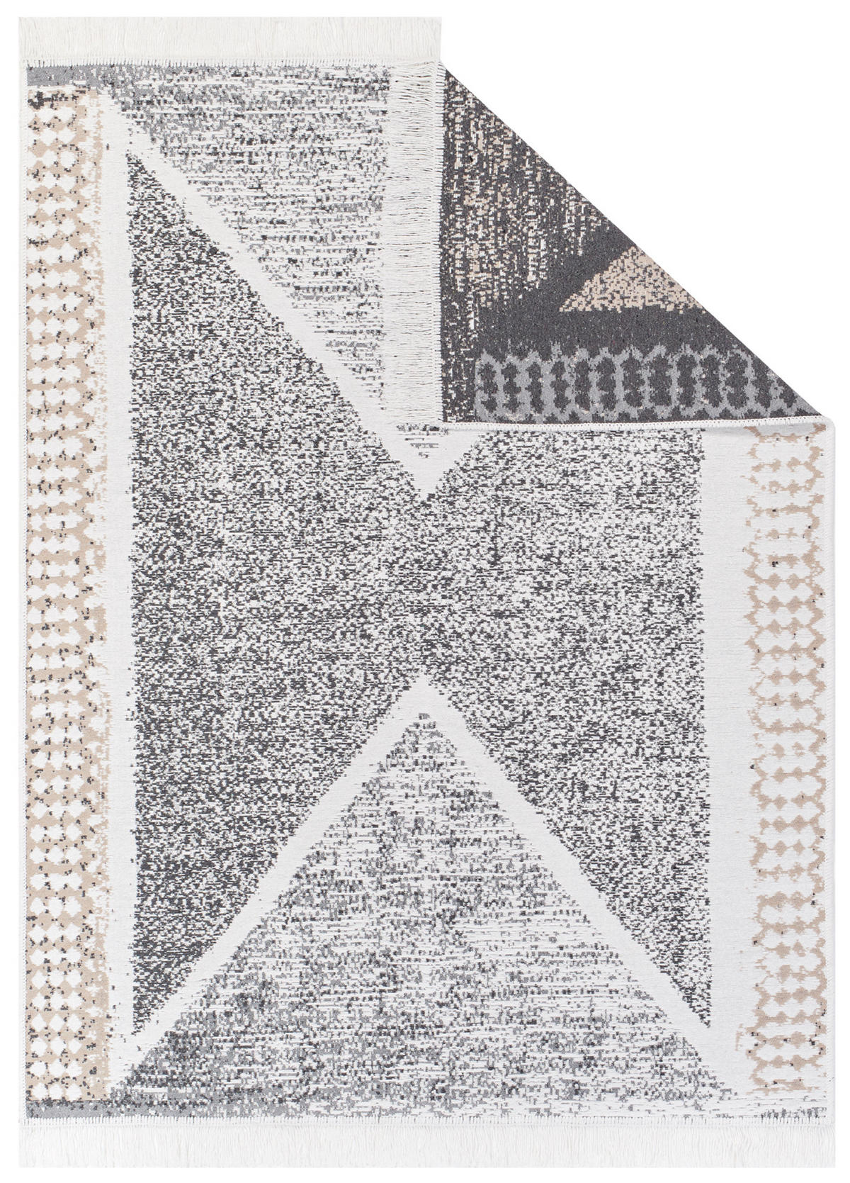 TEPPICH AZTECA Grau 120/170 cm - Grau, Naturmaterialien (120/170cm) - Tapiso