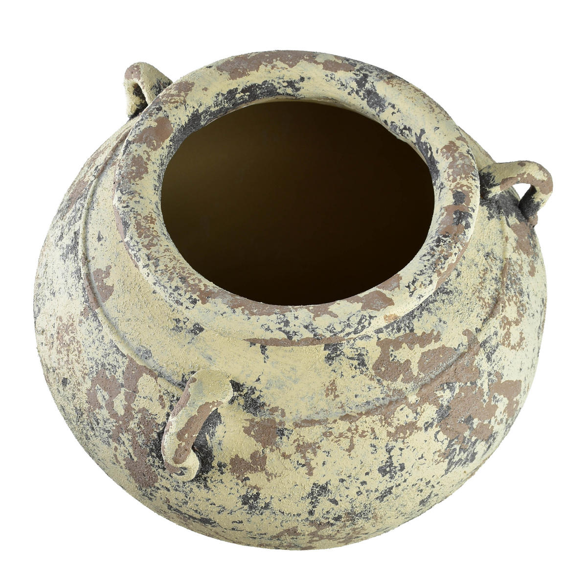 VASE EVRO Beige-Grau Keramik - Beige, Keramik (53cm) - Mondex