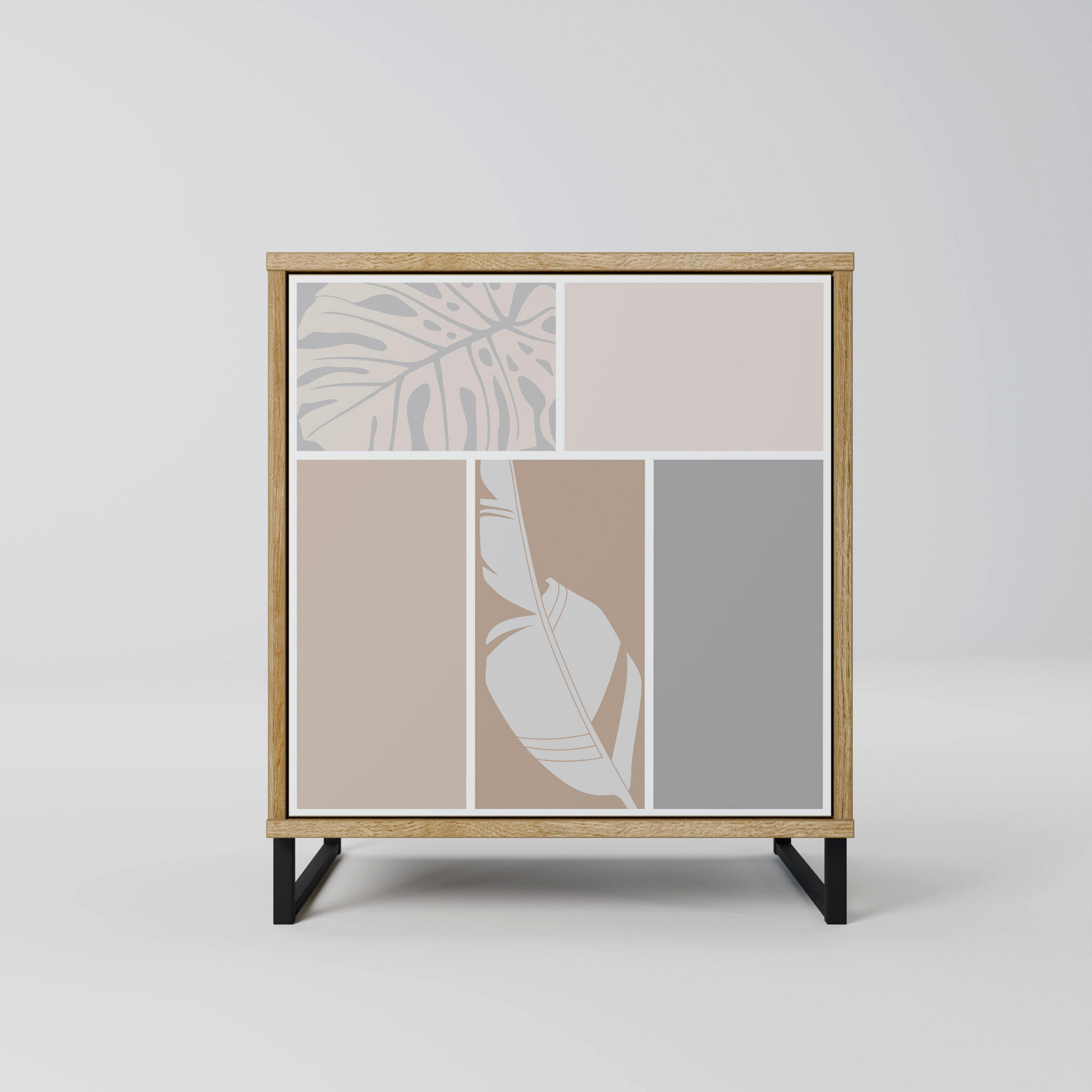 SpaceRebels Sideboard Eiche 57.5x67.5x42 cm