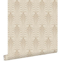TAPETE grafische Form 50 x 900 cm - Beige, Papier (50/900cm) - ESTAhome