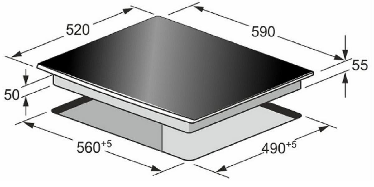 DUNSTABZUGSHAUBE Fenix 52 IS, 3 Stufen, Edelstahl, 52 cm, 1000m³/h - Edelstahlfarben, Metall (52/21.7/27cm) - Kaufmann