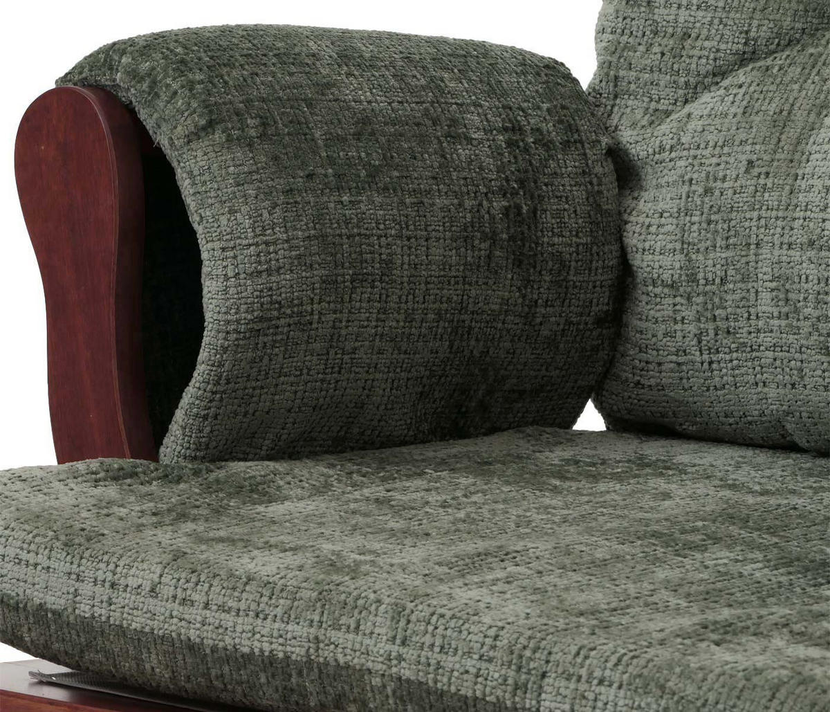 RELAXSESSEL Grün, Braun - Braun/Grün, Textil (75/100/71cm) - MCW