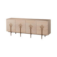 SIDEBOARD STILIG Beige 180x40x76 cm - Beige, Holzwerkstoff (180/76/40cm) - FURNLUX