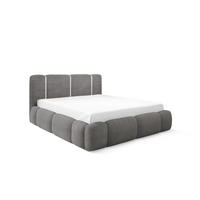 POLSTERBETT Springs Komplettset - Grau, Holzwerkstoff/Textil (160/200cm) - Fun Möbel