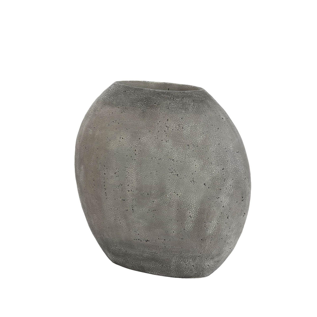 VASE Rayskin Grau 49.5/20/45 cm - Grau, Kunststoff (45cm) - Light & Living
