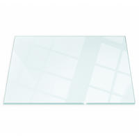 GLASPLATTE für Kamin 100x70 cm - Transparent, Glas (100/70/0.4cm) - ArtPrintCave