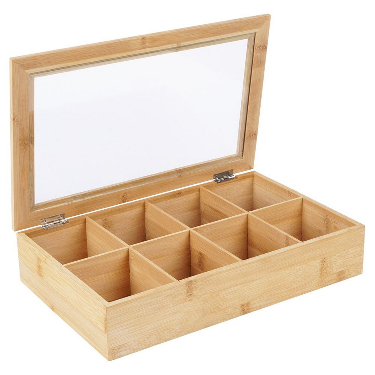 TEEBEHÄLTER aus Bambus 32 x 20 x 6,5 cm - Buchefarben, Holz (32/6.5/20cm) - Excellent Houseware