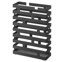 REGENSCHIRMSTÄNDER Brick schwarz 30/43/10 cm - Schwarz, Metall (30/43/10cm) - Yamazaki