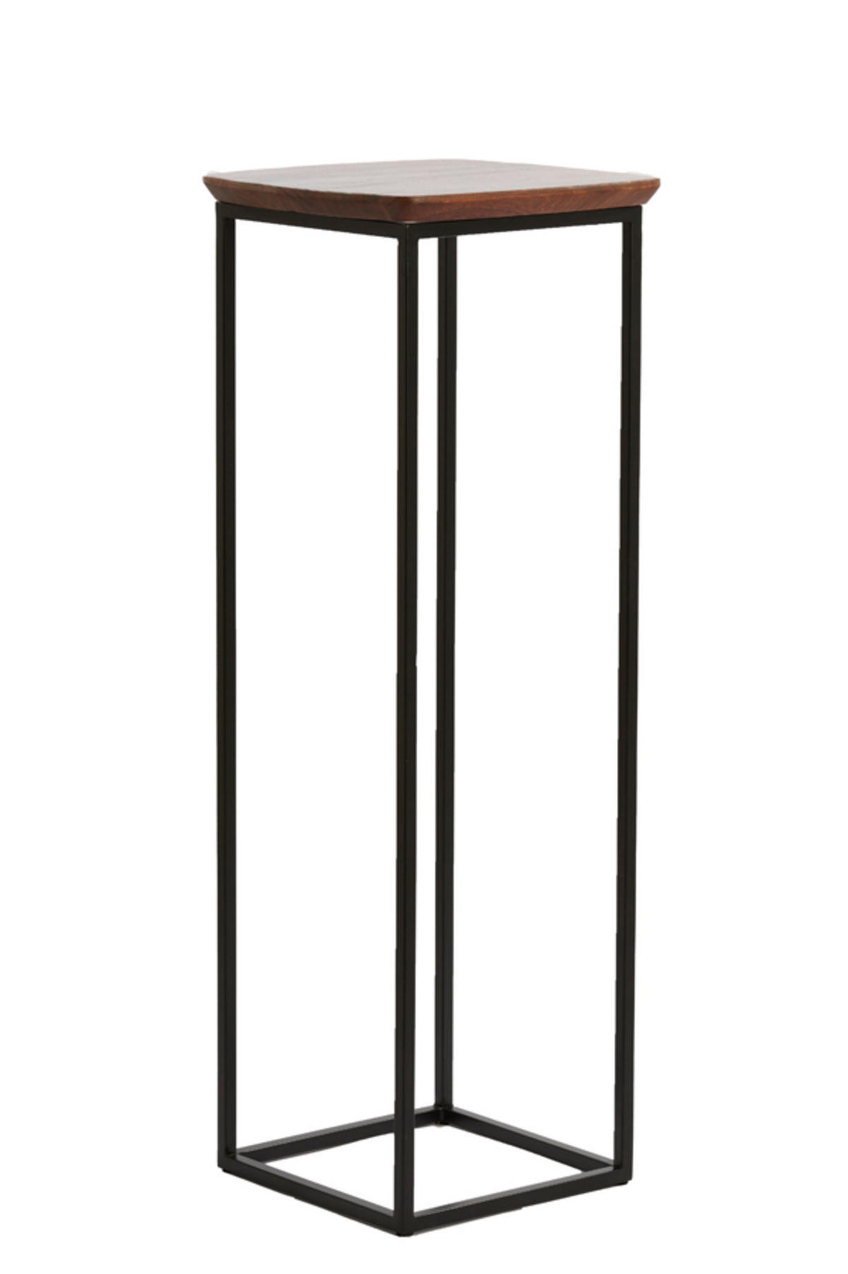 SÄULE Quenza Braun 35/35/100 cm - Braun, Metall (35/35/100cm) - Light & Living