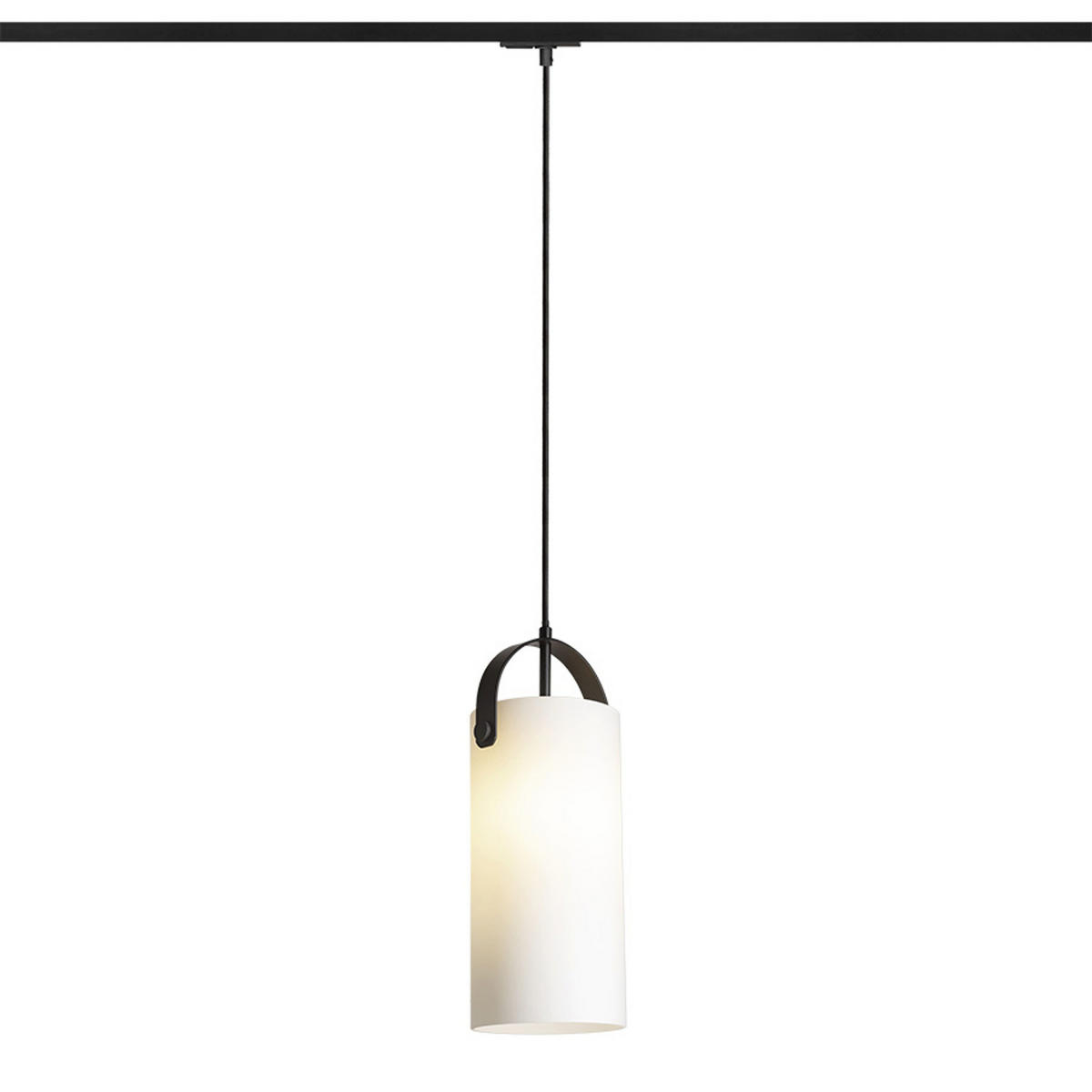 DECKENLEUCHTE JULIETTA 31 Opalglas 15 W - Schwarz, Metall (30/30/20cm) - Rendl