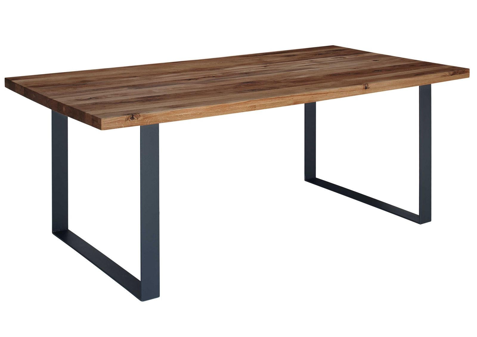 ESSTISCH Wild-/Zerreiche 160x90x76 Tabacco brown geölt MONTREUX #313 - Braun, Holz (160/90/76cm) - Massivmoebel24