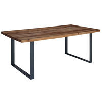 ESSTISCH Wild-/Zerreiche 160x90x76 Tabacco brown geölt MONTREUX #313 - Braun, Holz (160/90/76cm) - Massivmoebel24