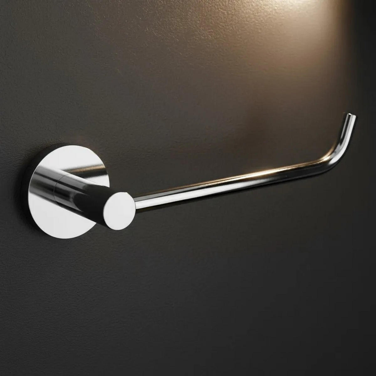 HALTER Für Toilettenpapier Rea 5609 Leo Chrome - Chromfarben, Metall (7/5/17.5cm) - REA