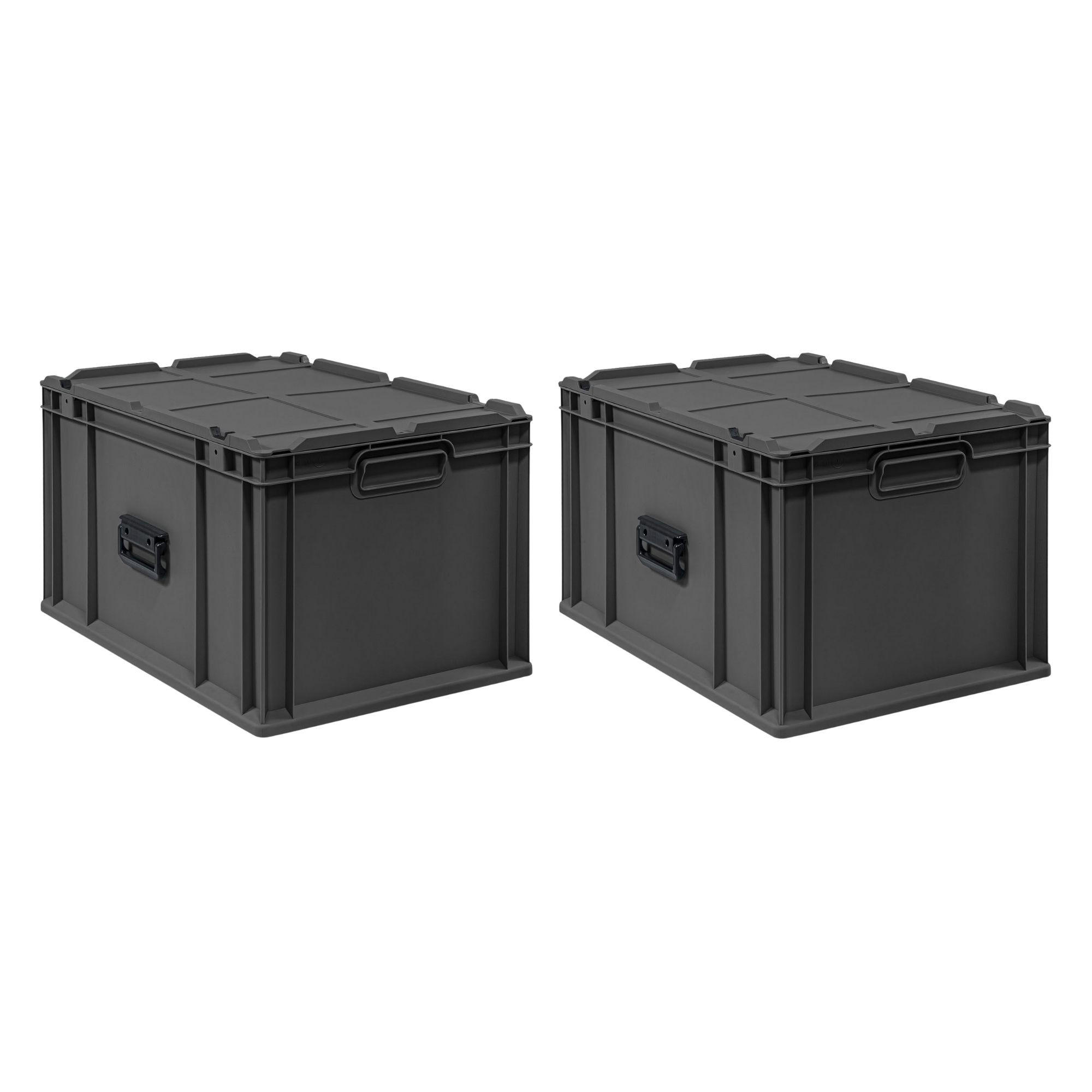 Proregal Eurobox Schwarz 40x33.5x60 cm