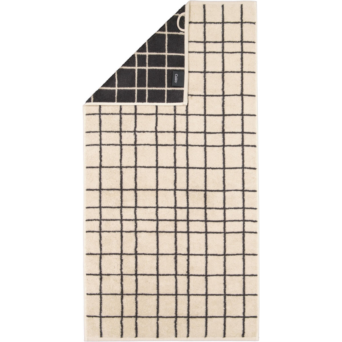 HANDTÜCHER ATELIER ALLOVER 6241 BEIGE - 37 - Beige, Textil (50/100cm) - Cawoe