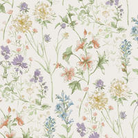VLIESTAPETE Wild Meadow Chalk Pink - Pink, Papier/Kunststoff (52/1000cm) - LAURA ASHLEY