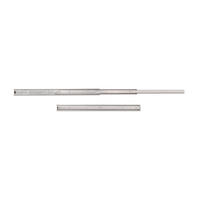 KORPUSSCHIENEEN Kugelgelagerter für Schubladen mit Vollauszug, Höhe 45mm, Länge 600mm, Stahl, Verzinkt - Zinkfarben, Metall (5.5/3/60cm) - EMUCA