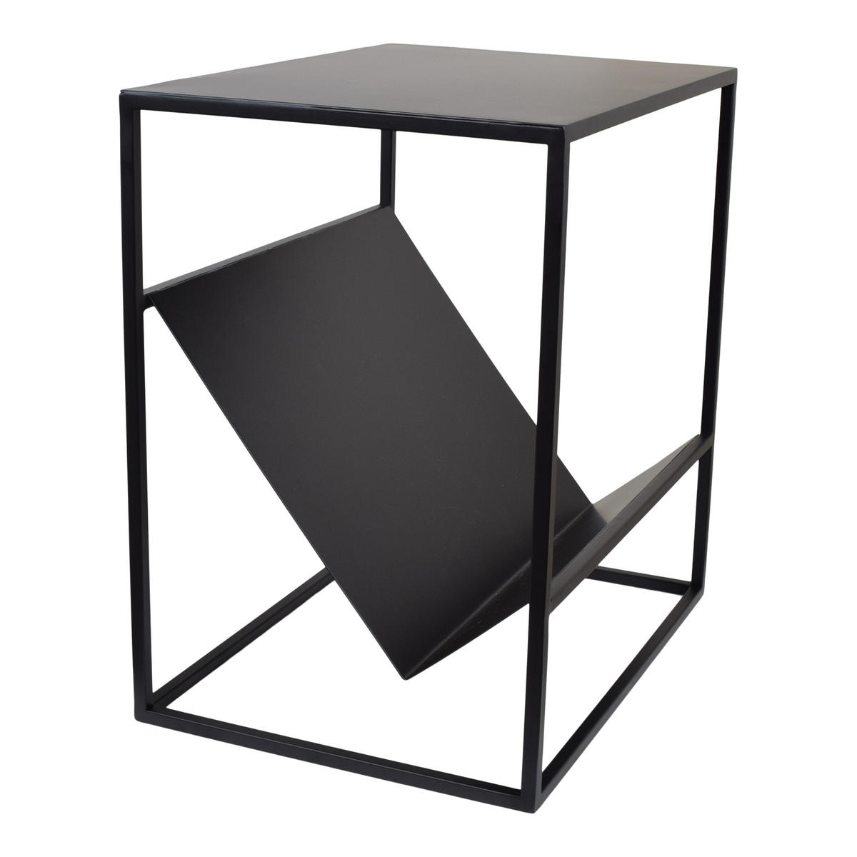 BEISTELLTISCH Freek Schwarz - Schwarz, Metall (34/45/50cm) - LOFT42