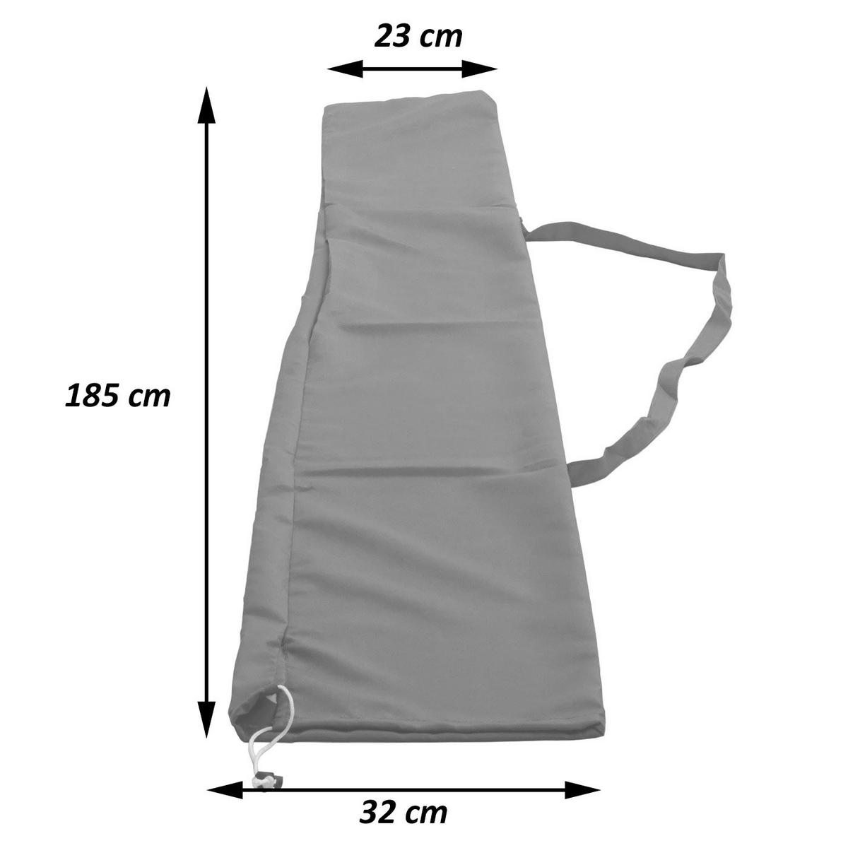 SCHUTZHÜLLE FÜR SCHIRM Anthrazit - Anthrazit, Textil (32/185/32cm) - MCW